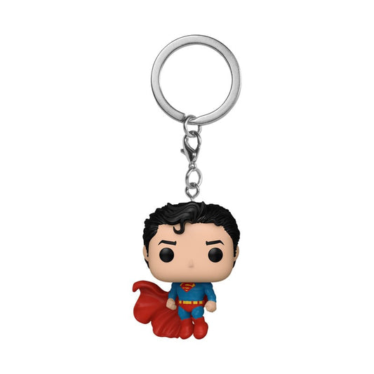 DC Comics POP! Vinyl Schlüsselanhänger 4 cm New Classics - Superman Display (12) - Preorder - ETA: 22.11.2025