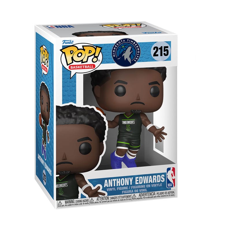 NBA Legends POP! Sports Vinyl Figur Timberwolves- Anthony Edwards 9 cm - Preorder - ETA: 25.10.2025