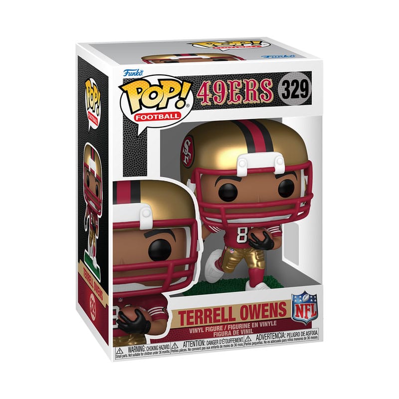 NFL: Legends POP! Sports Vinyl Figur Legends- Terrell Owens(49ers) 9 cm - Preorder - ETA: 25.12.2025
