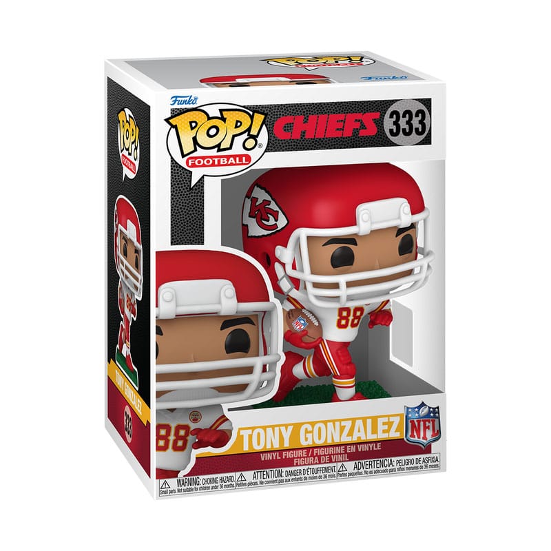 NFL: Legends POP! Sports Vinyl Figur Legends- Tony Gonzalez(Chiefs) 9 cm - Preorder - ETA: 25.12.2025