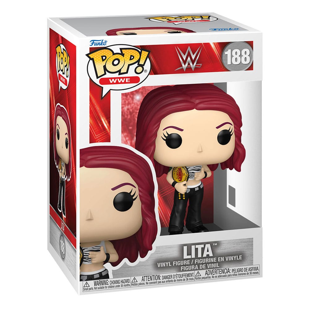 WWE POP! Vinyl Figur Lita with Championship Belt 9 cm - Versand: 7 Tage nach Bestellung