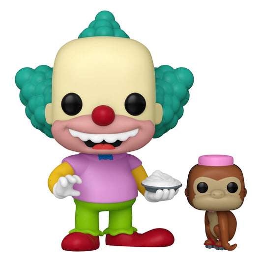 Simpsons POP&Buddy TV Vinyl Figur Krusty&Tenny 9 cm - Versand: 5-7 Tage nach Bestellung