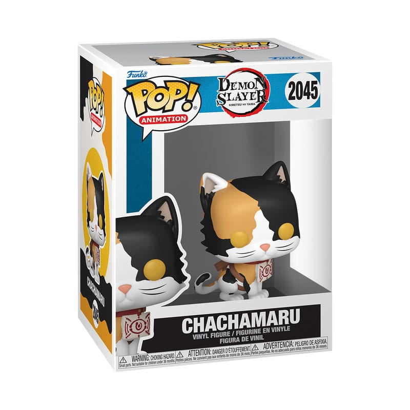 Demon Slayer: Kimetsu no Yaiba POP! Animation Vinyl Figur Chachamaru 9 cm - Preorder - ETA: 22.09.2025