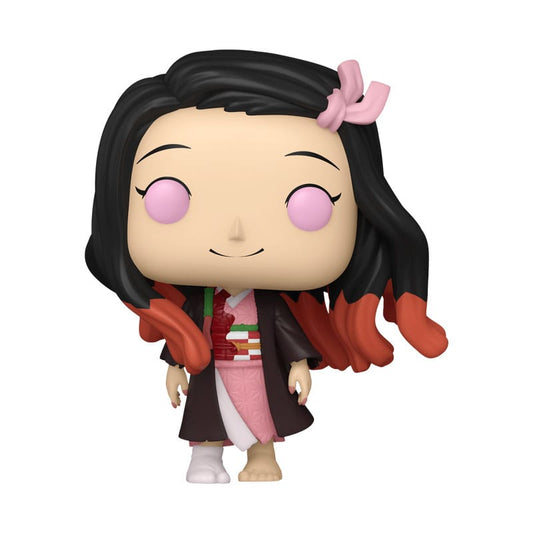Demon Slayer: Kimetsu no Yaiba POP! Animation Vinyl Figur Nezuko (Human) 9 cm - Preorder - ETA: 22.09.2025