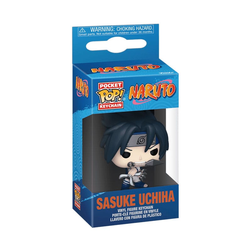 Naruto POP! Vinyl Schlüsselanhänger 4 cm Classic- Sasuke Display (12) - Versand: 5-7 Tage nach Bestellung