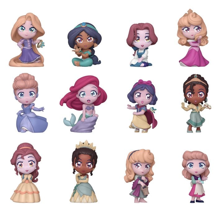 Disney Mystery Minis Minifiguren Princess Manga- 5 cm Display (12) - Preorder - ETA: 09.10.2026
