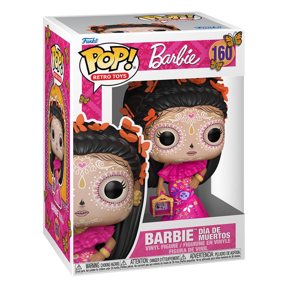 Barbie POP! Retro Toys Vinyl Figur Barbie Dia de los Muertos 9 cm - Versand: 5-7 Tage nach Bestellung