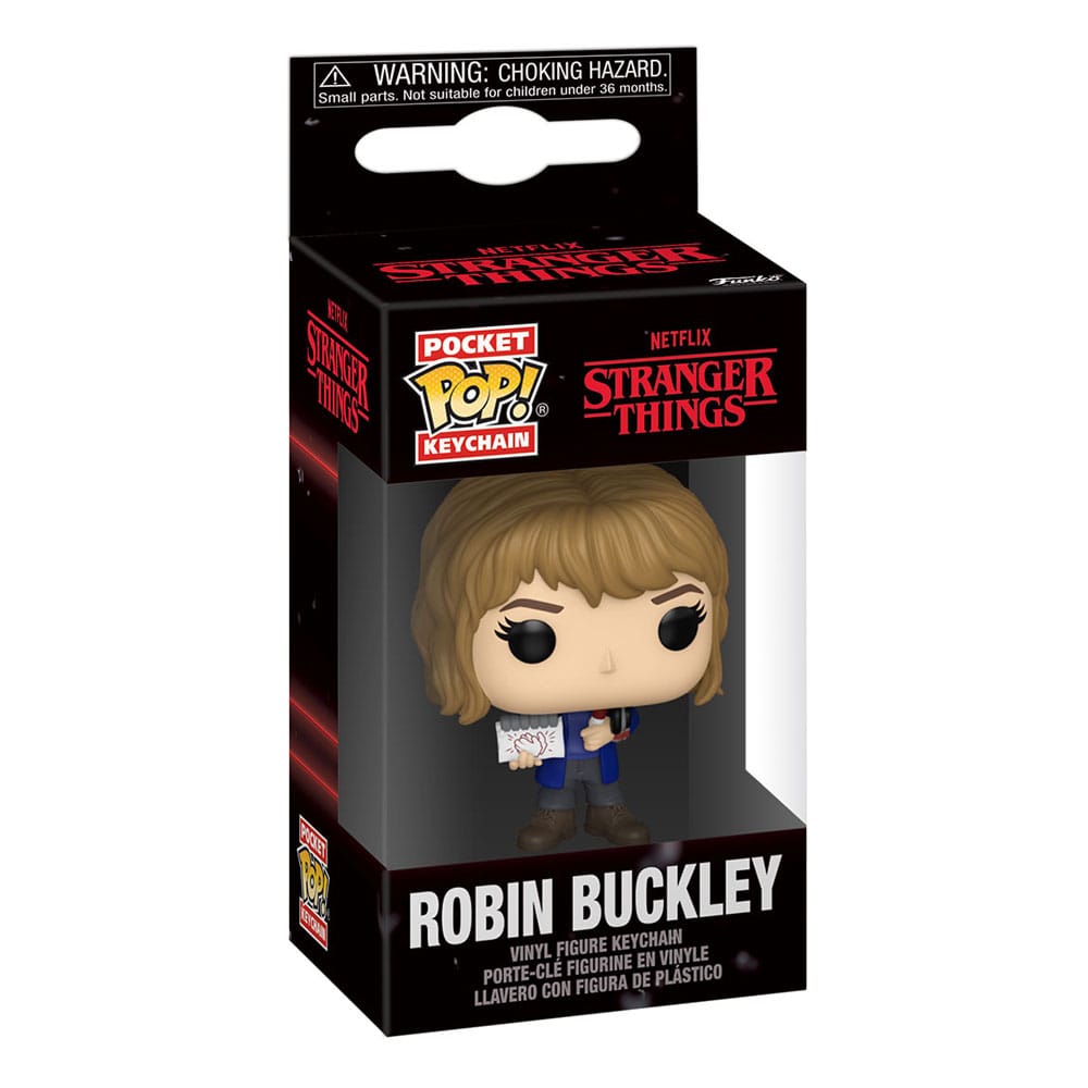Stranger Things POP! Vinyl Schlüsselanhänger 4 cm Robin Buckley Display (12) - Preorder - ETA: 21.11.2025