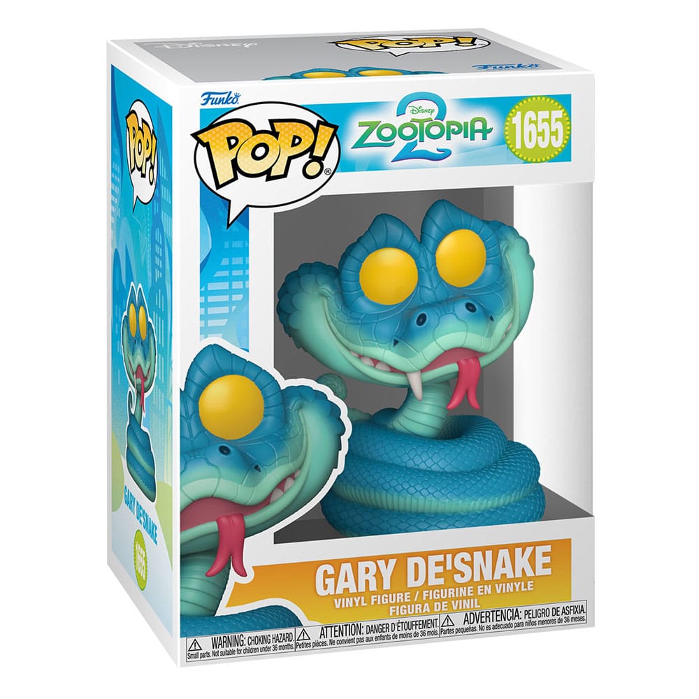 Zoomania 2 POP! Movies Vinyl Figur Gary De'Snake 9 cm - Preorder - ETA: 17.07.2026