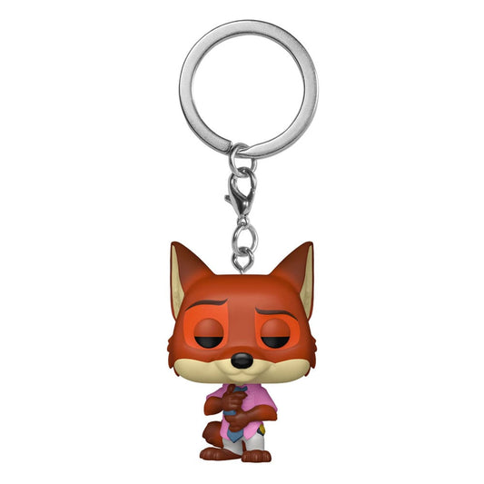 Zoomania 2 Pocket POP! Vinyl Schlüsselanhänger 4 cm Nick Wilde Display (12) - Preorder - ETA: 17.07.2026