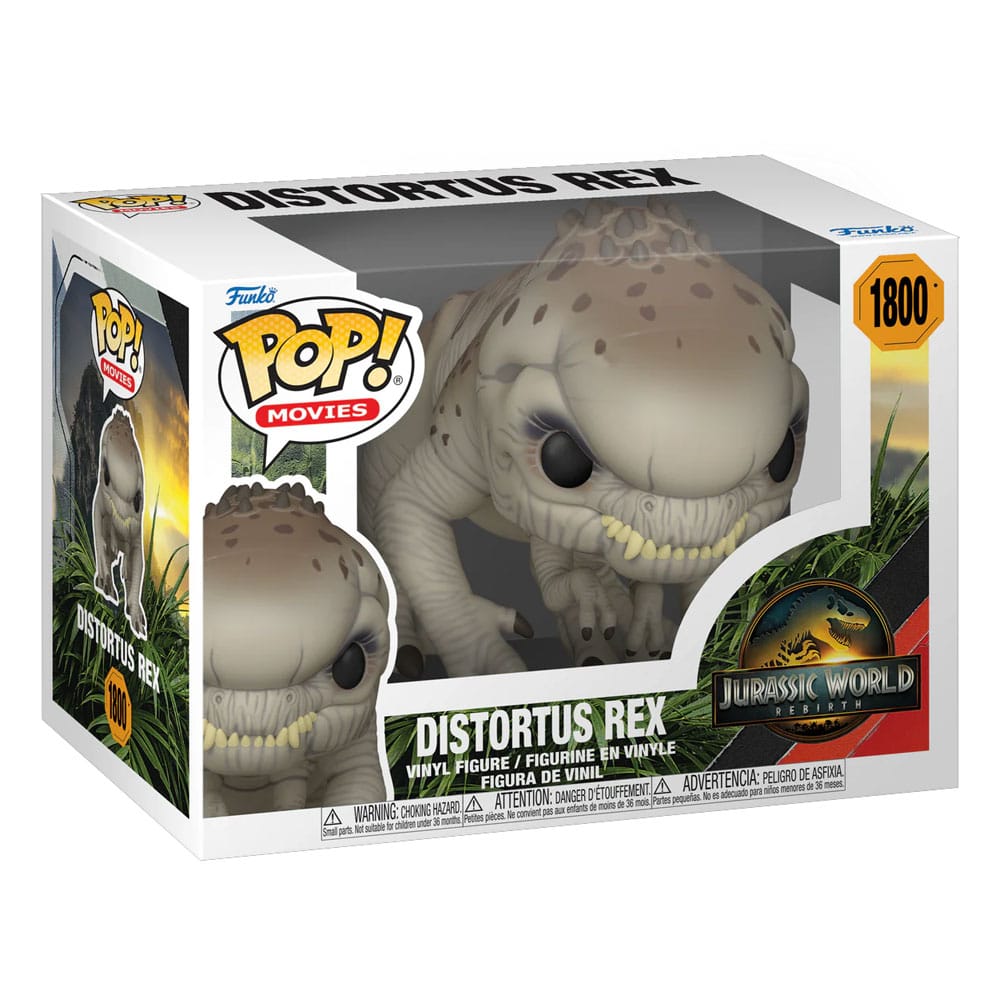 Jurassic World: Die Wiedergeburt POP! Movies Vinyl Figur Distortus Rex 9 cm - Versand: 5-7 Tage nach Bestellung