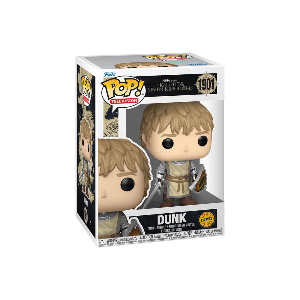 A Knight of the Seven Kingdoms POP! TV Vinyl Figuren Dunk w/Chase 9 cm Sortiment (6) - Preorder - ETA: 30.10.2026