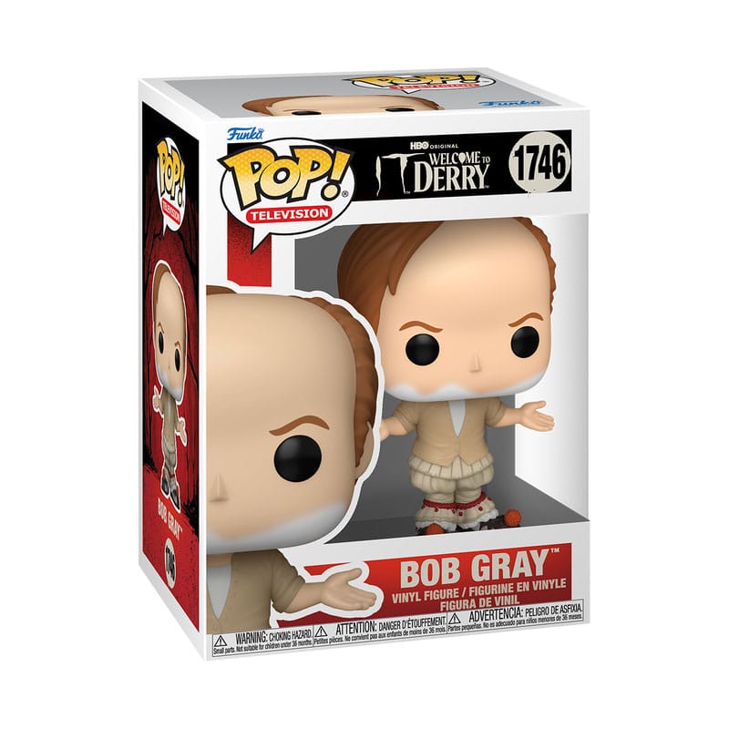 It-Welcome to Derry POP! Plus Vinyl Figur Bob Gray 9 cm - Versand: 7 Tage nach Bestellung