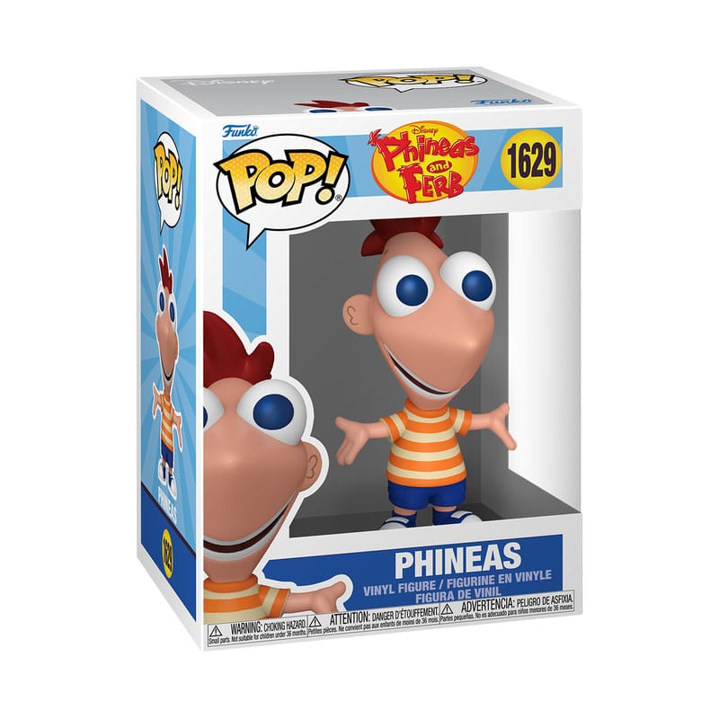Phineas and Ferb POP! Disney Vinyl Figur Phineas 9 cm - Preorder - ETA: 17.07.2026