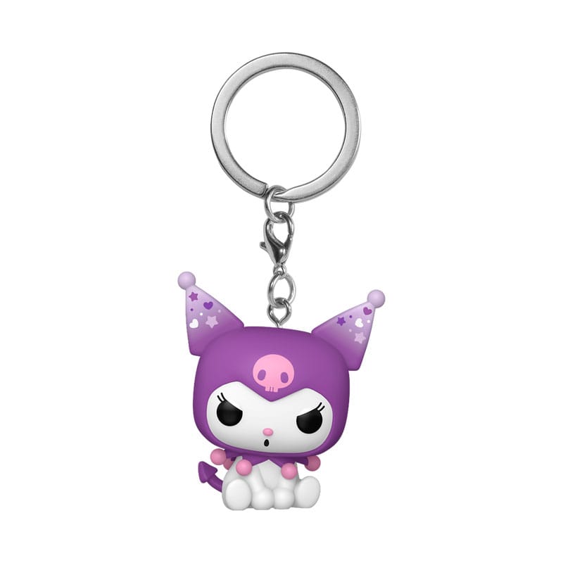 Sanrio POP! Vinyl Schlüsselanhänger 4 cm K/MM- Kuromi Display (12) - Versand: 7 Tage nach Bestellung