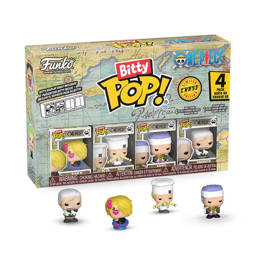 One Piece Bitty POP! Vinyl Figuren 4er-Pack Sanji 2,5 cm - Preorder - ETA: 03.01.2026