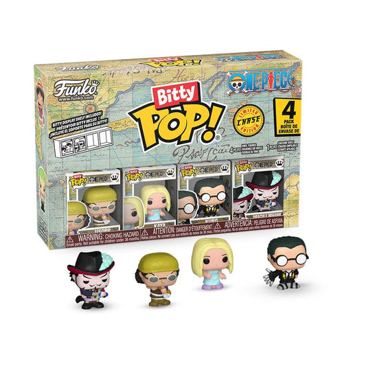 One Piece Bitty POP! Vinyl Figuren 4er-Pack Usopp 2,5 cm - Versand: 5-7 Tage nach Bestellung