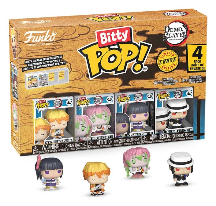 Demon Slayer: Kimetsu no Yaiba Bitty POP! Vinyl Figuren 4er-Pack Zenitsu 2,5 cm - Versand: 7 Tage nach Bestellung