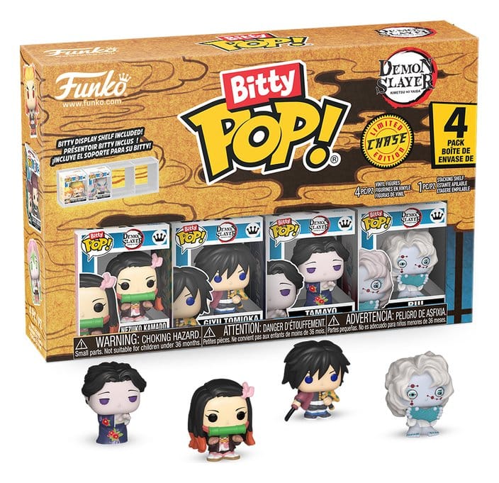 Demon Slayer: Kimetsu no Yaiba Bitty POP! Vinyl Figuren 4er-Pack Nezuko 2,5 cm - Versand: 7 Tage nach Bestellung