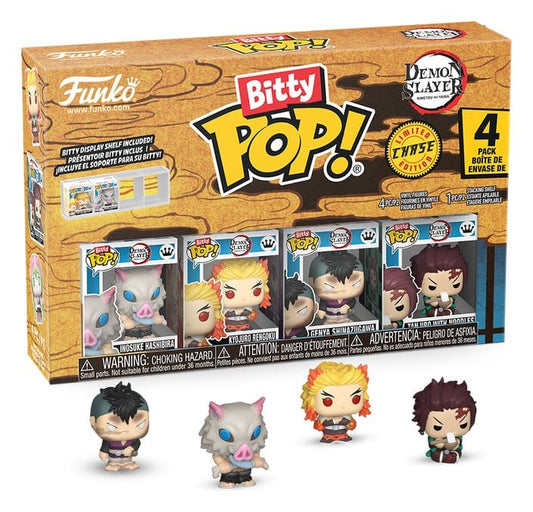 Demon Slayer: Kimetsu no Yaiba Bitty POP! Vinyl Figuren 4er-Pack Inosuke 2,5 cm - Versand: 7 Tage nach Bestellung