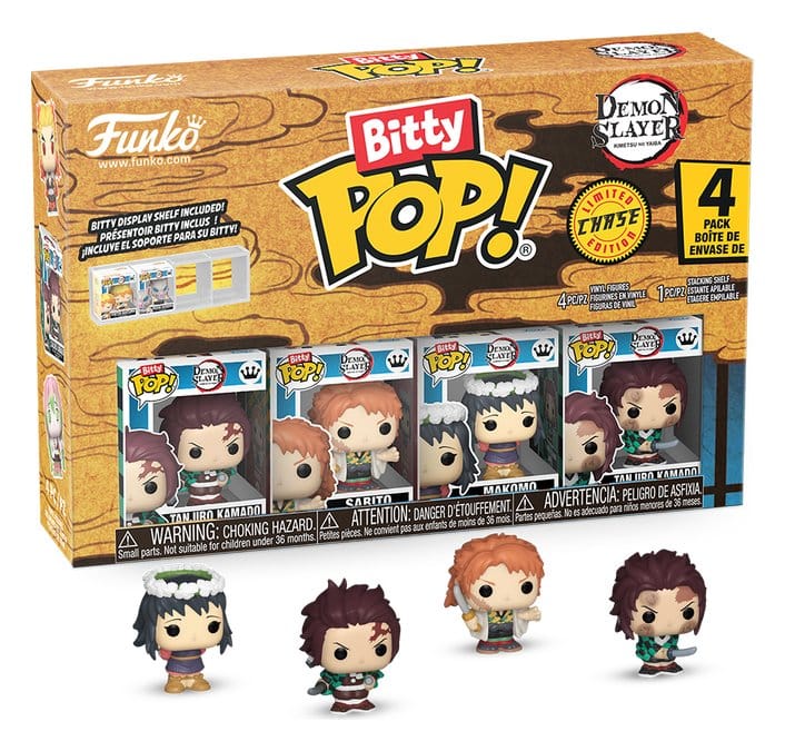 Demon Slayer: Kimetsu no Yaiba Bitty POP! Vinyl Figuren 4er-Pack Tanjiro 2,5 cm - Versand: 7 Tage nach Bestellung