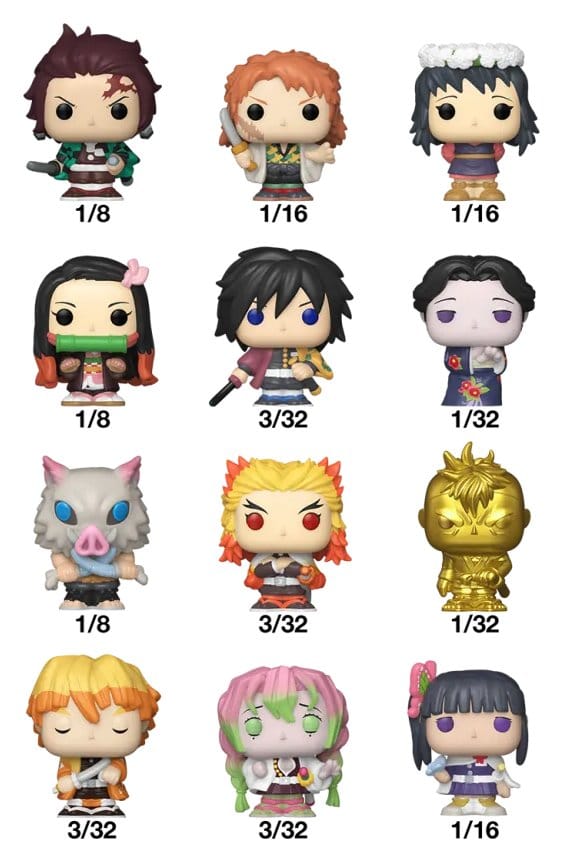 Demon Slayer: Kimetsu no Yaiba - The Movie Bitty POP! Vinyl Figuren 2 cm Display (32) - Preorder - ETA: 10.10.2026