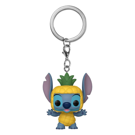 Lilo & Stitch Pocket POP! Vinyl Schlüsselanhänger 4 cm Stitch as Pineapple Display (12) - Versand: 7 Tage nach Bestellung