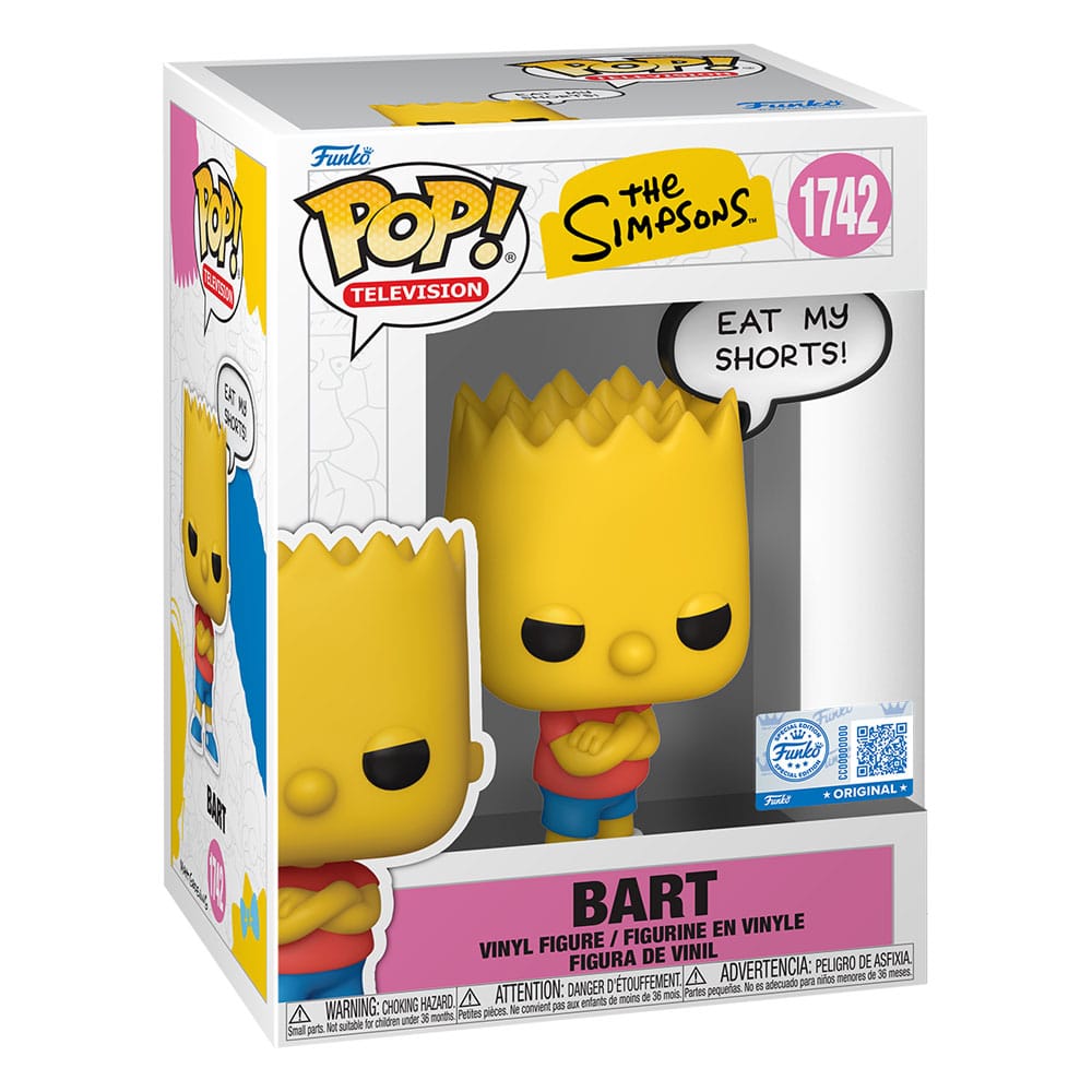 Simpsons POP! Sayings Vinyl Figur Bart 9 cm - Versand: 5-7 Tage nach Bestellung