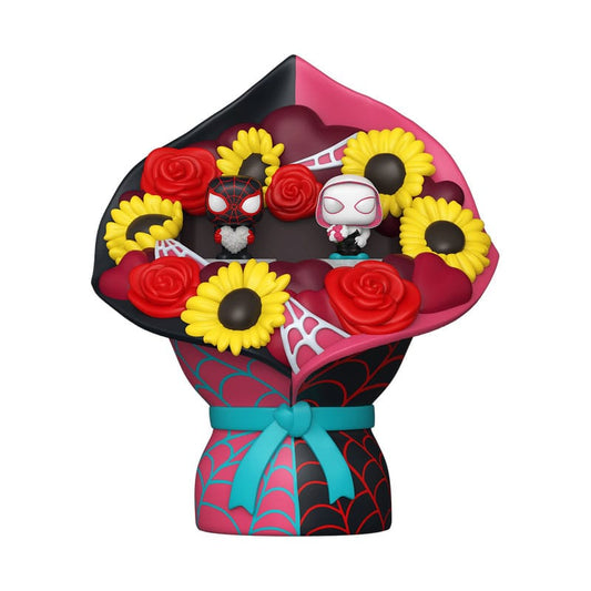 Marvel Bitty POP! Bouquet Vinyl Figuren Miles Morales & Ghost Spider (Valentine) 4 cm - Preorder - ETA: 25.12.2025