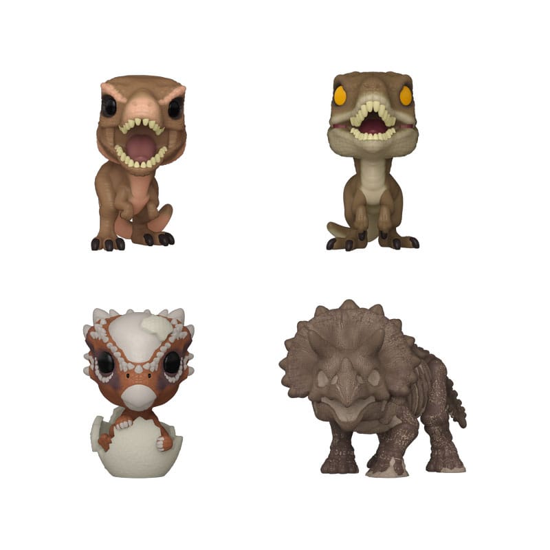 Jurassic World Pocket POP! Vinyl Figuren Amber PDQ Display (12) 4 cm - Preorder - ETA: 16.02.2026