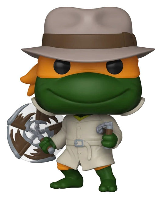 Teenage Mutant Ninja Turtles Pop! Television Vinyl Figur Michelangelo in Trenchcoat Exclusive 9 cm - Versand: 7 Tage nach Bestellung