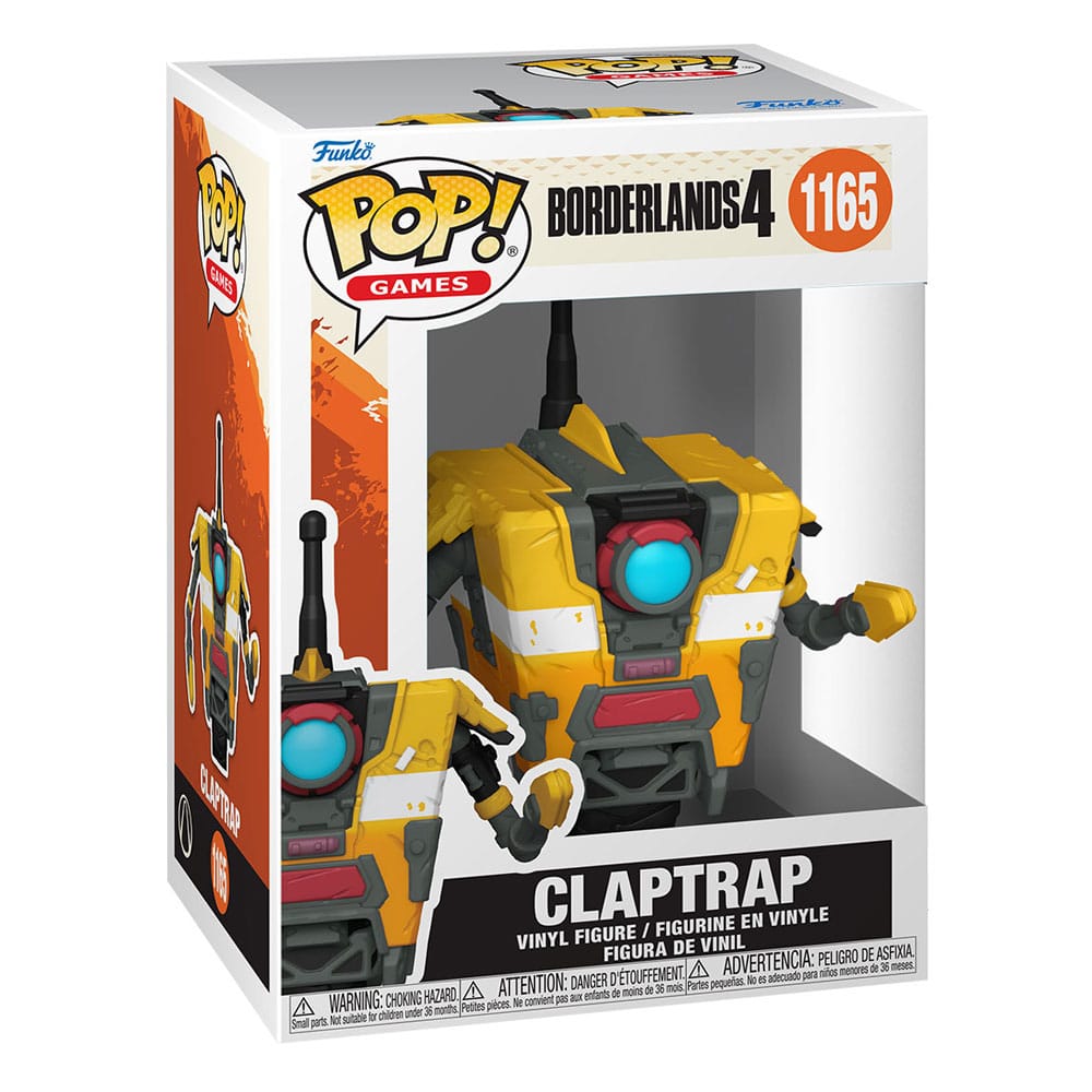Borderlands 4 POP! Games Vinyl Figur Claptrap 9 cm - Preorder - ETA: 31.12.2025