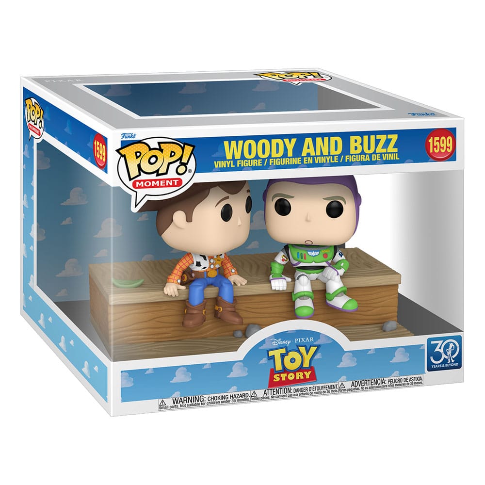 Toy Story POP Moment Vinyl Figuren Woody and Buzz (30th Anniversary) 9 cm - Preorder - ETA: 14.07.2026