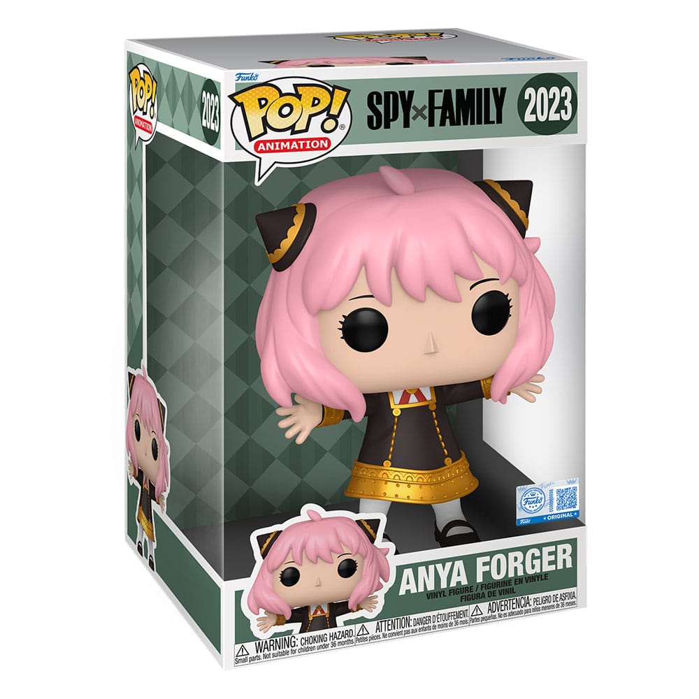Spy x Family Super Sized Jumbo POP! Vinyl Figur Anya 25 cm  - Versand: 7 Tage nach Bestellung