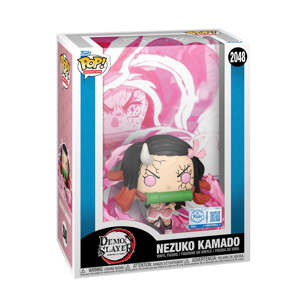 Demon Slayer: Kimetsu no Yaiba POP! Animation Cover Vinyl Figur Nezuko 9 cm  - Preorder - ETA: 22.09.2025