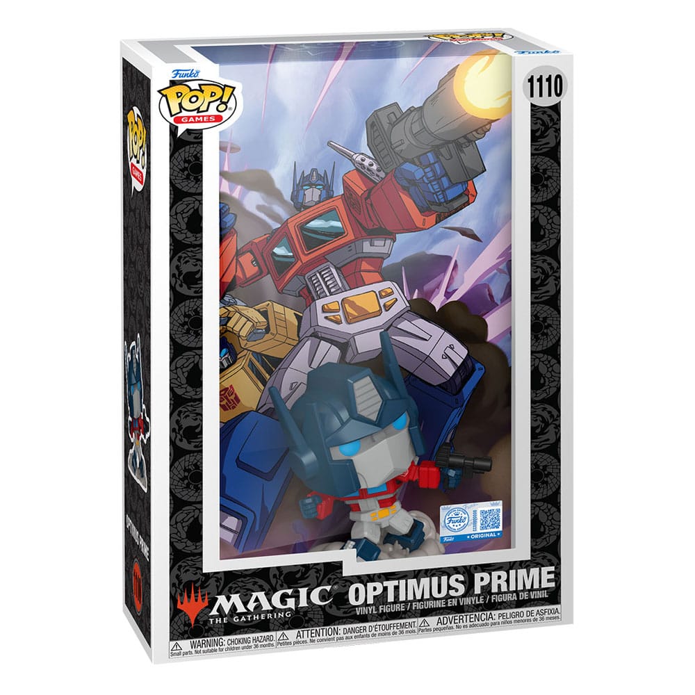Transformers X MTG POP! Comic Covers Vinyl Figur Optimus Prime (Magic the Gathering) 9 cm - Versand: 5-7 Tage nach Bestellung