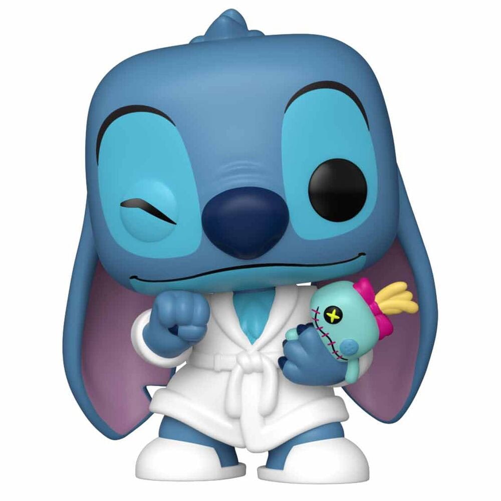 Lilo & Stitch POP! Vinyl Figur Stitch in Robe 9 cm - Versand: 7 Tage nach Bestellung