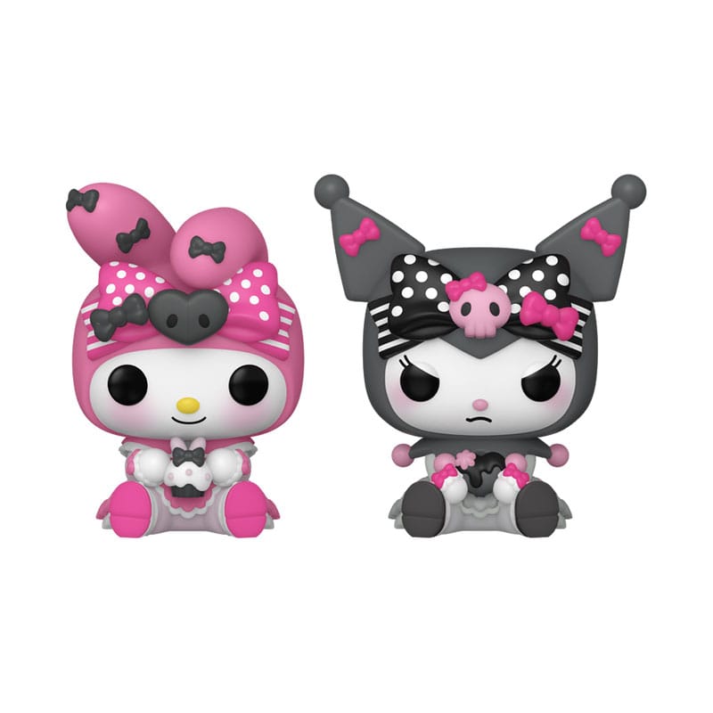 Hello Kitty POP! Vinyl Schlüsselanhänger 2er-Pack My Melody & Kuromi 4 cm - Versand: 5-7 Tage nach Bestellung