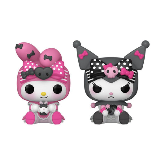 Hello Kitty POP! Vinyl Schlüsselanhänger 2er-Pack My Melody & Kuromi 4 cm - Versand: 5-7 Tage nach Bestellung