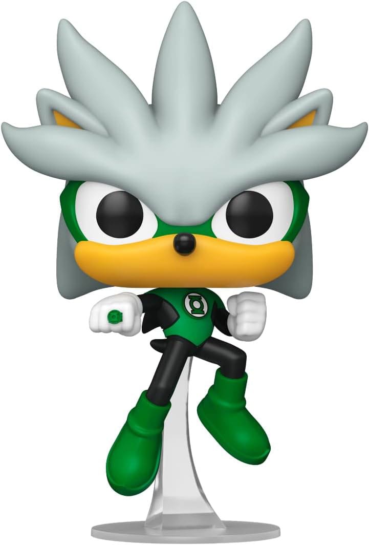 DC's Justice League and Sonic the Hedgehog POP! Movies Vinyl Figuren Silver/GL 9 cm - Versand: 7 Tage nach Bestellung