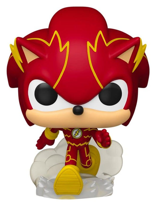 DC x Sonic the Hedgehog POP! Heroes Vinyl Figur Sonic as The Flash 9 cm - Versand: 7 Tage nach Bestellung