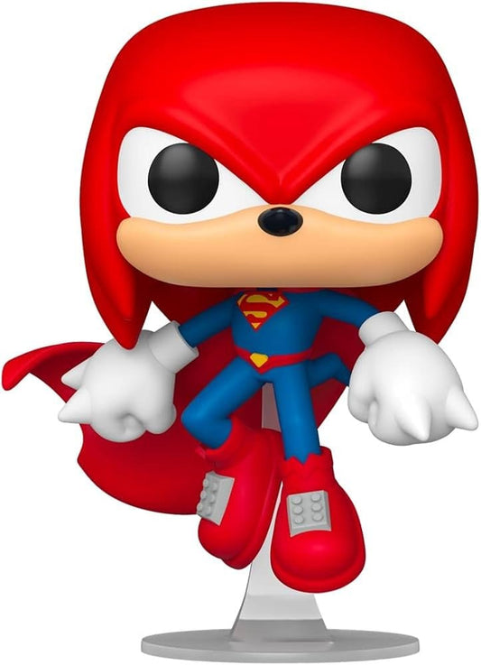 DC x Sonic the Hedgehog POP! Heroes Vinyl Figur Knuckles as Superman 9 cm - Versand: 7 Tage nach Bestellung