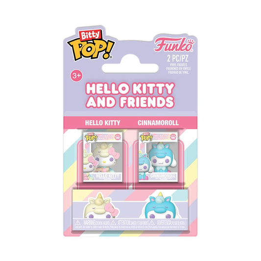 Hello Kitty Bitty POP! Vinyl Figuren 2er-Pack HK & Cinnamonroll 2,5 cm - Preorder - ETA: 25.10.2025