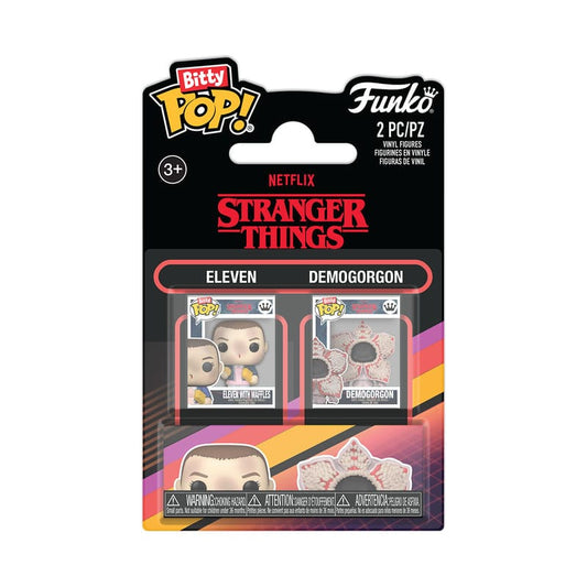 Stranger Things Bitty POP! Vinyl Figuren 2er-Pack Eleven&Demogorgon 2,5 cm - Preorder - ETA: 03.01.2026