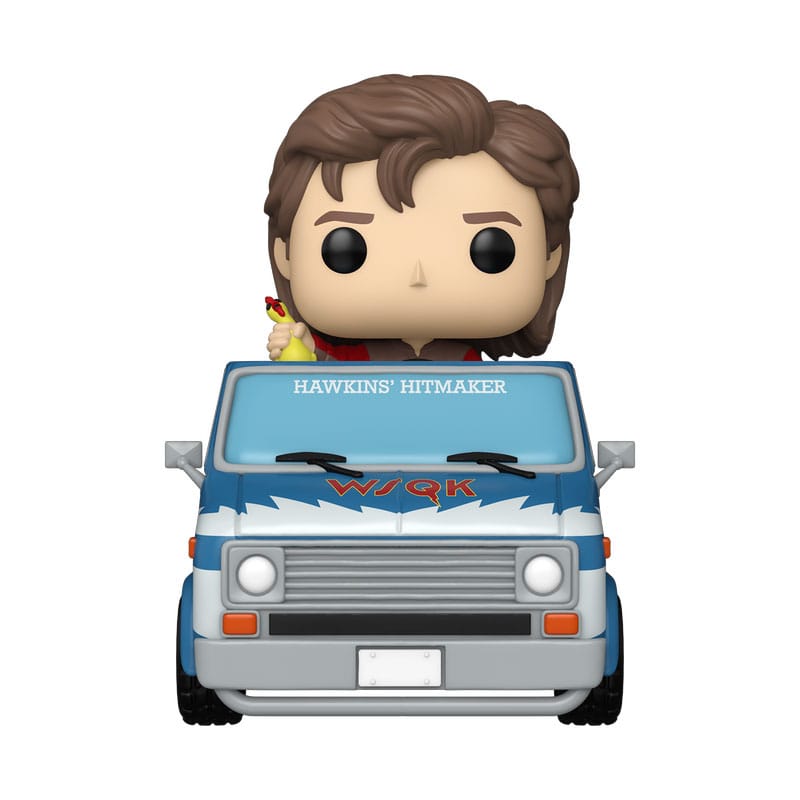 Stranger Things POP! Rides Deluxe Vinyl Figur Steve with The Squawk Van Exclusive 9 cm - Preorder - ETA: 21.11.2025