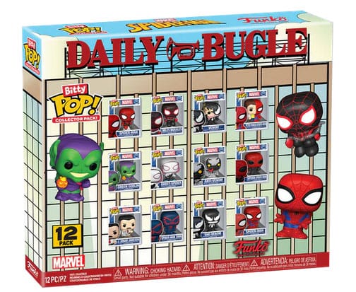 Spider-Man POP! Vinyl Figuren Multipack 2,5 cm Display (12)  - Versand: 7 Tage nach Bestellung