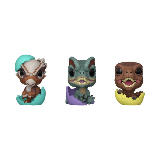 Jurassic Park Pocket POP! Vinyl Figuren Easter Egg 3-Pack Dinos 4 cm - Preorder - ETA: 05.01.2026