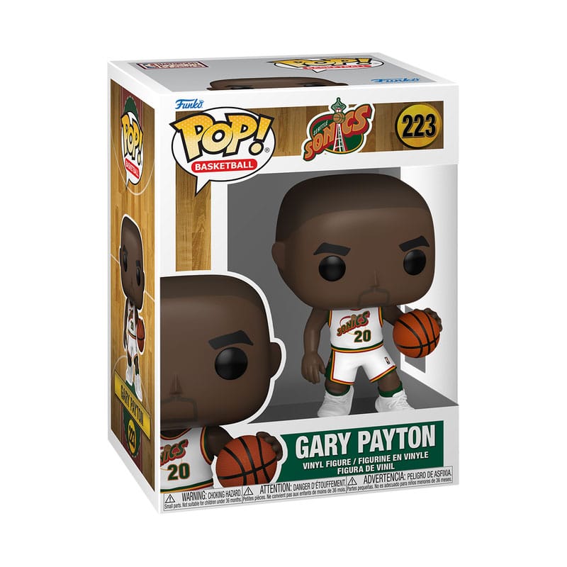 NBA Legends POP! Sports Vinyl Figur Sonics- Gary Payton 9 cm - Preorder - ETA: 25.12.2025
