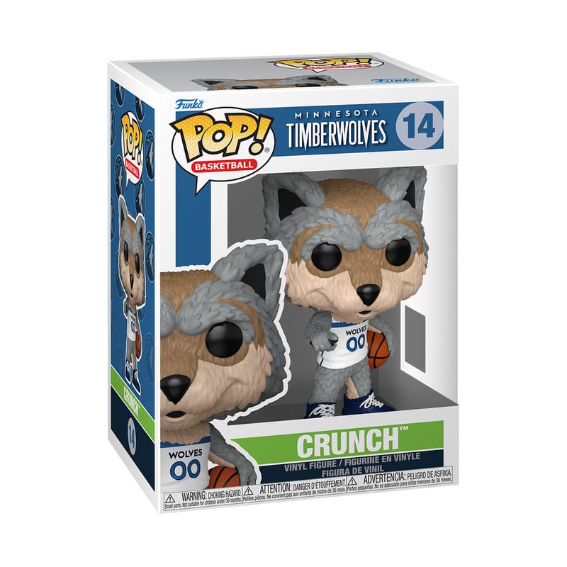 NBA Legends POP! Sports Vinyl Figur Mascots Wolves- Crunch The Wolf 9 cm - Preorder - ETA: 25.12.2025