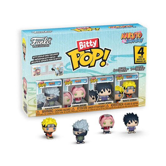 Naruto Shippuden Bitty POP! Vinyl Figuren 4er-Pack Team 7 w/CH 2,5 cm - Preorder - ETA: 25.01.2026
